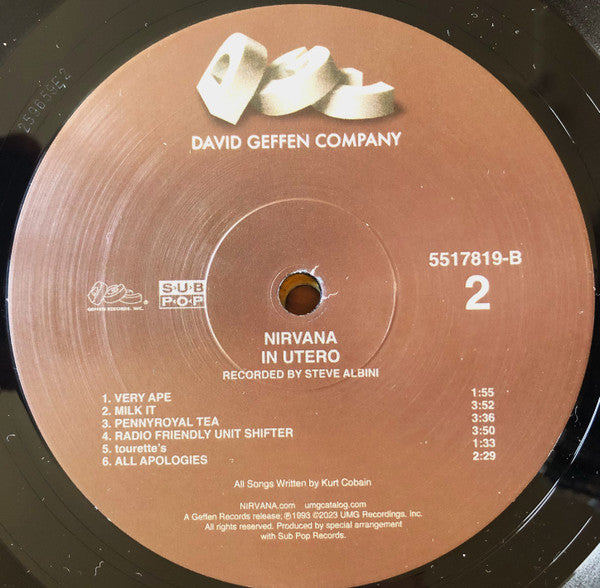 Nirvana - In Utero (LP, LP, LP, LP) [Worldwide] 2023 RP