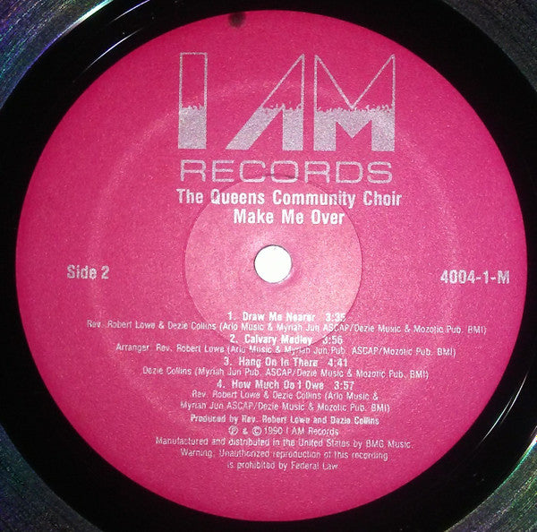 The Queens Community Choir - Make Me Over (1990 US Press)
