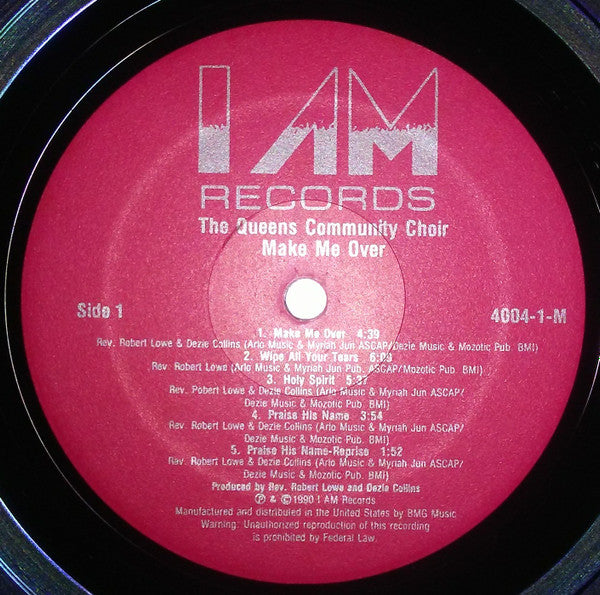 The Queens Community Choir - Make Me Over (1990 US Press)