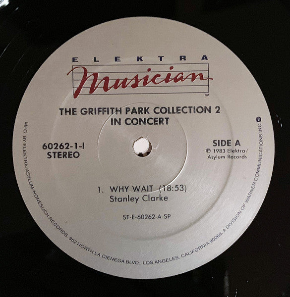 Stanley Clarke - The Griffith Park Collection 2 In Concert  (LP) [US] 1st (Near Mint (NM or M-))