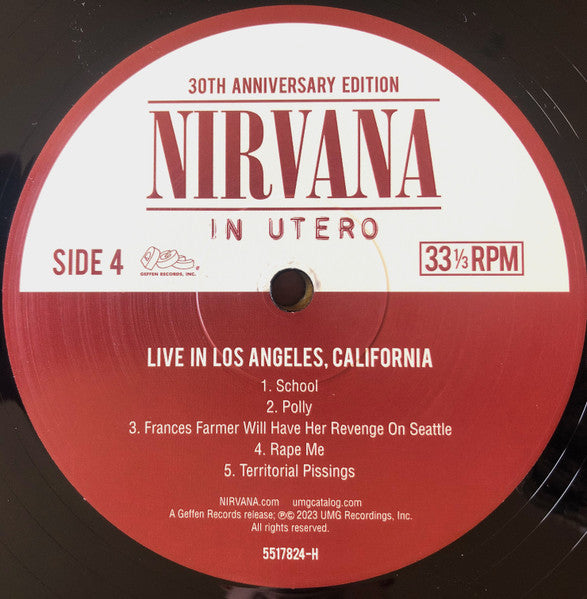 Nirvana - In Utero (LP, LP, LP, LP) [Worldwide] 2023 RP