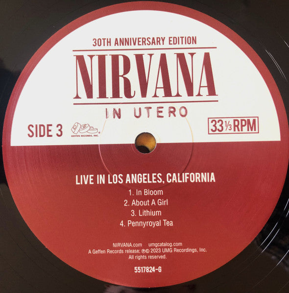 Nirvana - In Utero (LP, LP, LP, LP) [Worldwide] 2023 RP