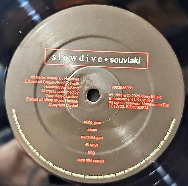 Slowdive - Souvlaki (LP) [Europe] 2025 RP (Mint (M))