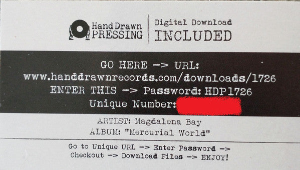 Magdalena Bay - Mercurial World  (LP) [US] 1st (Near Mint (NM or M-))