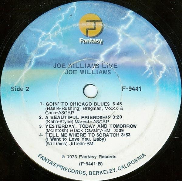 Joe Williams - Joe Williams Live (LP) [US] RP (Mint (M))