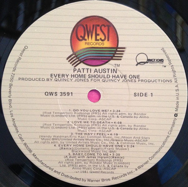 Quincy Jones - Every Home Should Have One (LP) [US] 1st