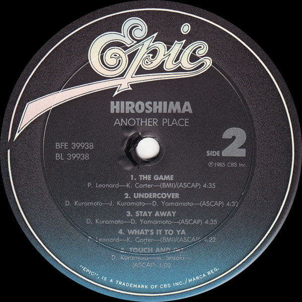 Hiroshima - Another Place (1985 US Press)