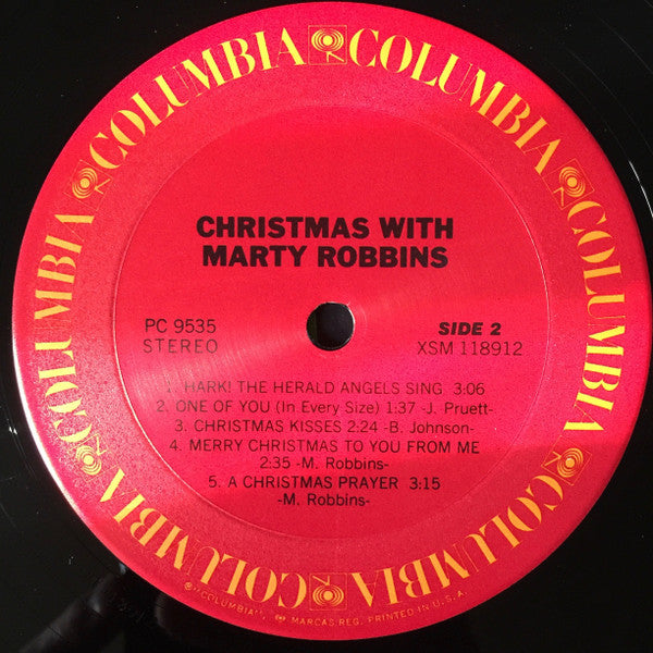 Marty Robbins - Christmas With Marty Robbins (LP) [US] RP (Mint (M))