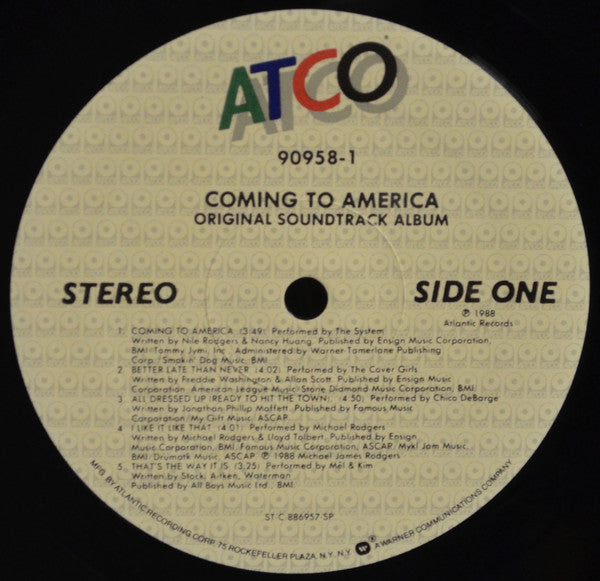 Various - Coming To America (Original Soundtrack Album)