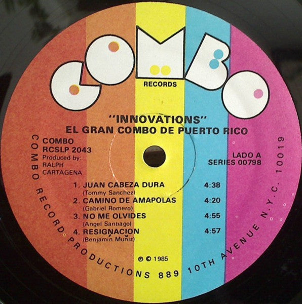 El Gran Combo - Innovations (1985 US Press)