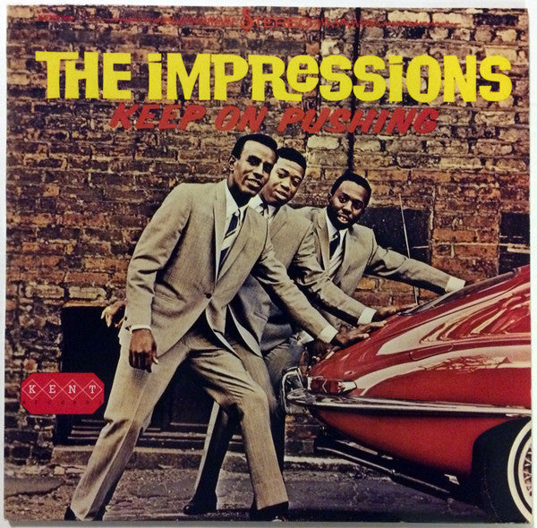 The Impressions - Keep On Pushing (LP) [UK] 1983 RP (Near Mint (NM or M-))
