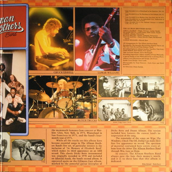 The Allman Brothers Band - Wipe The Windows, Check The Oil, Dollar Gas (1976 UK Press)