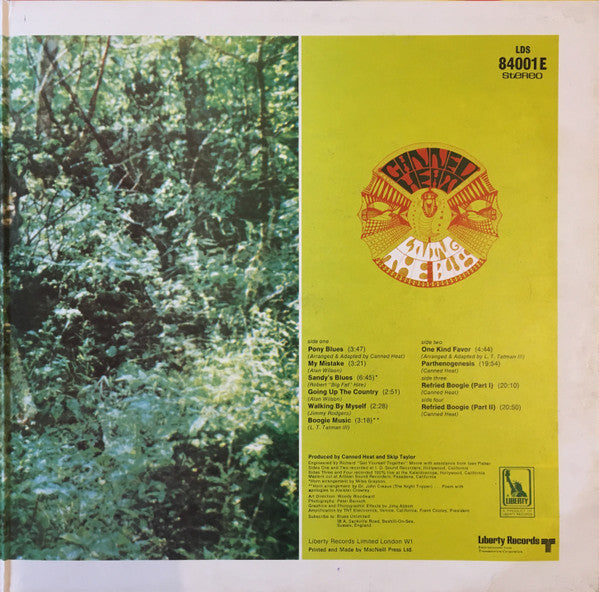 Canned Heat - Living The Blues (LP) [UK] 1st