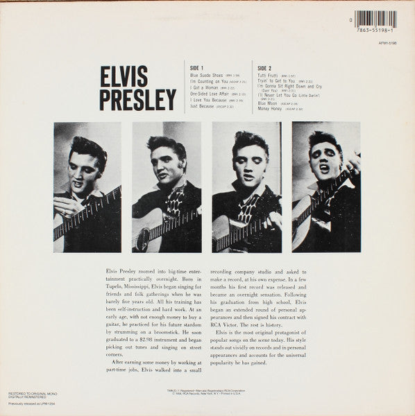 Elvis Presley - Elvis Presley (LP) [US] 1984 RP (Mint (M))