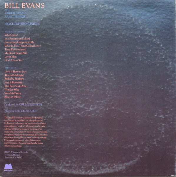 The Bill Evans Trio - Time Remembered (LP) [US] 1st (Very Good Plus (VG+))