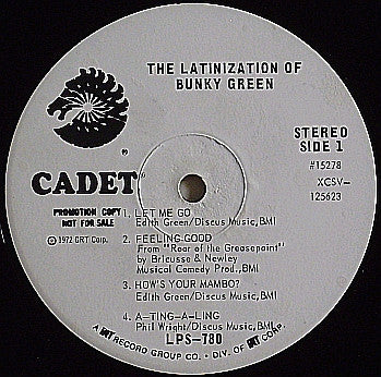 Bunky Green - The Latinization Of Bunky Green (PROMO)