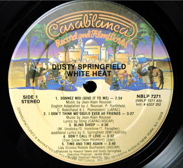 Dusty Springfield - White Heat (1982 SEALED)