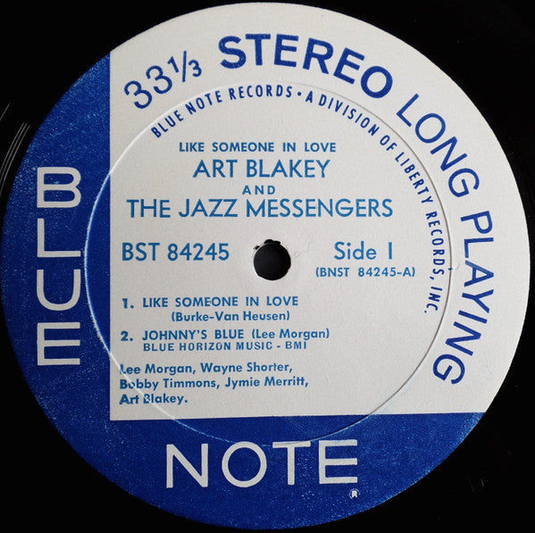 Art Blakey & The Jazz Messengers - Like Someone In Love (LP) [US] 1st (Very Good (VG))