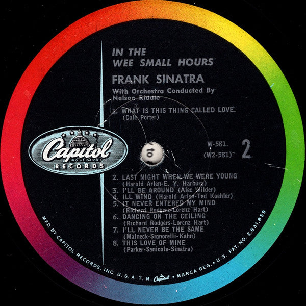 Frank Sinatra - In The Wee Small Hours (LP) [US] 1959 RP