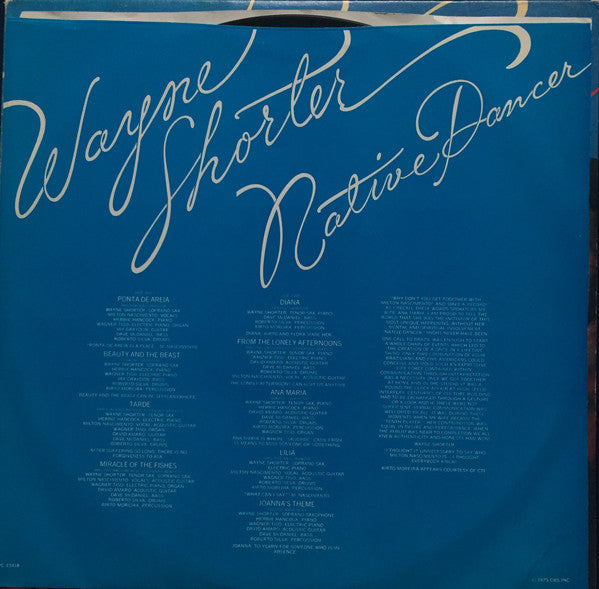 Wayne Shorter - Native Dancer (1975 US Press)
