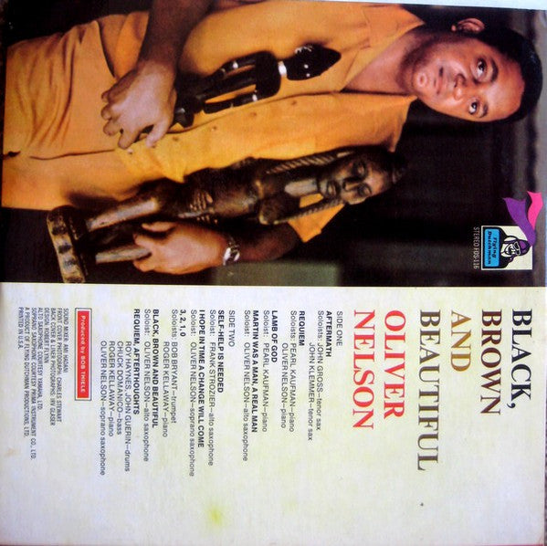 Oliver Nelson - Black, Brown And Beautiful (LP) [US] 1st (Very Good Plus (VG+))