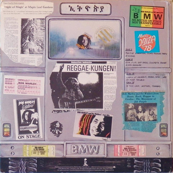 Bob Marley & The Wailers - Babylon By Bus (1978 US Press)