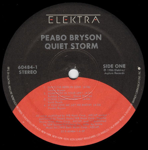Peabo Bryson - Quiet Storm (LP) [US] 1st (Mint (M))
