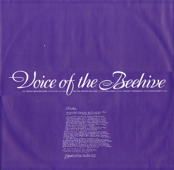 Voice Of The Beehive - Honey Lingers (LP) [Europe] 1st