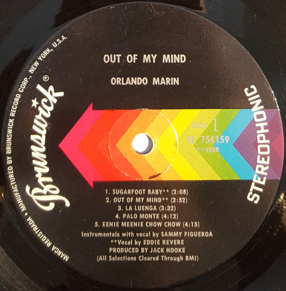 Orlando Marin - Out Of My Mind (1970 STEREO)
