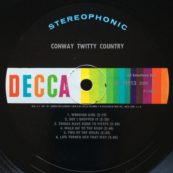 Conway Twitty - Country (LP) [US] 1st