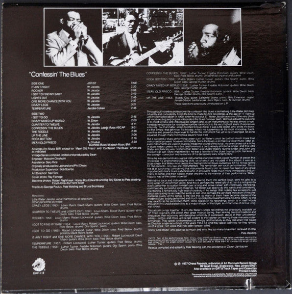 Little Walter - Confessin' The Blues (1977 RE)