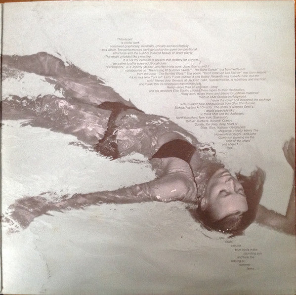 Joni Mitchell - The Hissing Of Summer Lawns (LP) [UK] 1st (Very Good Plus (VG+))