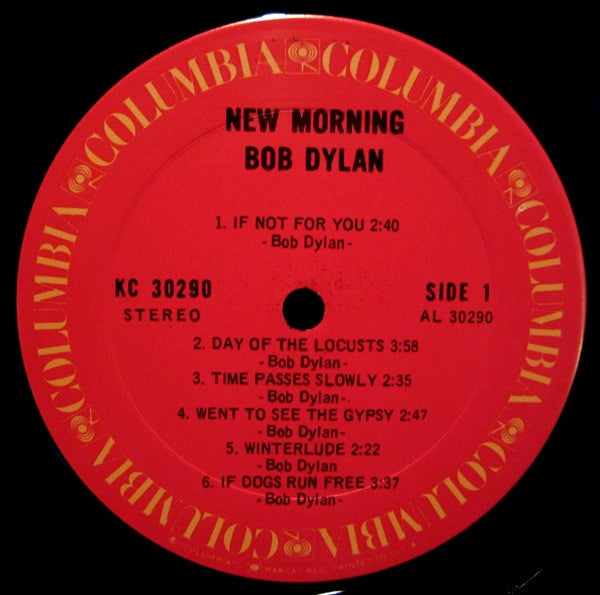 Bob Dylan - New Morning (LP) [US] 1st (Near Mint (NM or M-))
