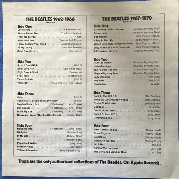 The Beatles - 1967-1970 (LP) [US] 1st (Very Good Plus (VG+))