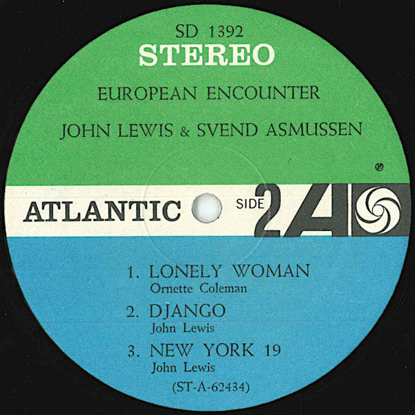 John Lewis (2) - European Encounter (LP) [US] 1st (Very Good Plus (VG+))