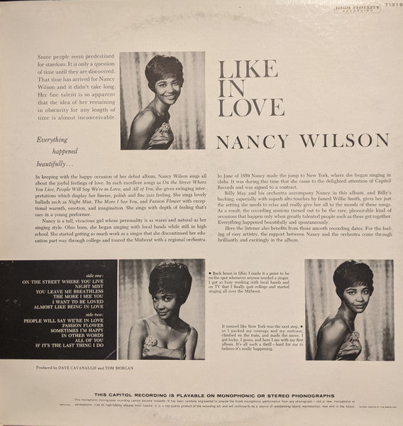 Nancy Wilson - Like In Love (1960s MONO)