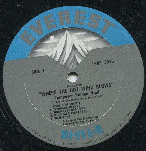 René Cloerec - Love Is My Profession / Where The Hot Wind Blows (LP) [US] 1st (Very Good (VG))