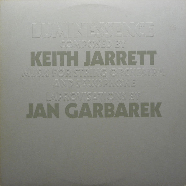 Keith Jarrett - Luminessence (LP) [US] 1st (Near Mint (NM or M-))