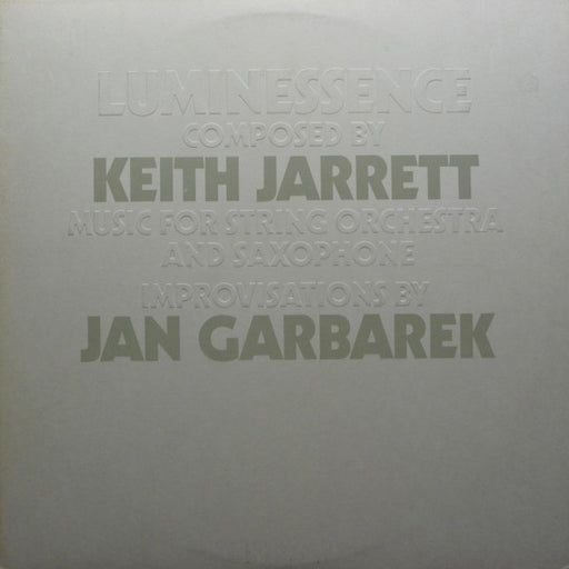 Keith Jarrett - Luminessence (LP) [US] 1st (Near Mint (NM or M-))