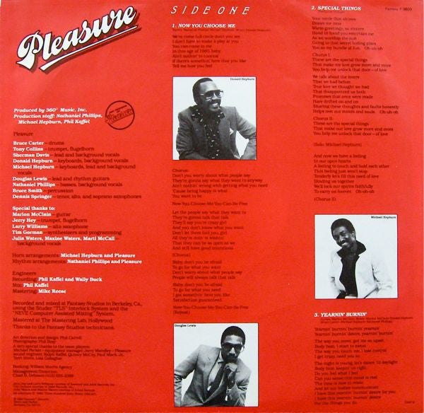 Pleasure (4) - Special Things (LP) [US] 1st (Very Good Plus (VG+))