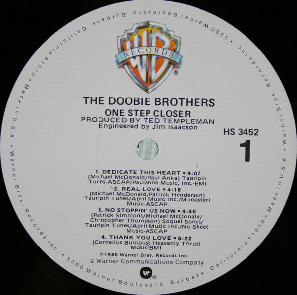 The Doobie Brothers - One Step Closer (LP) [US] 1st (Very Good Plus (VG+))