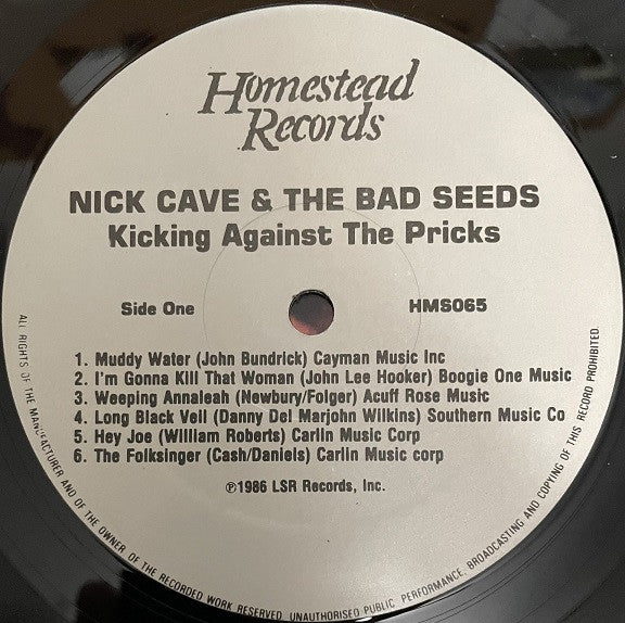 Nick Cave & The Bad Seeds - Kicking Against The Pricks (LP) [US] 1st (Very Good Plus (VG+))