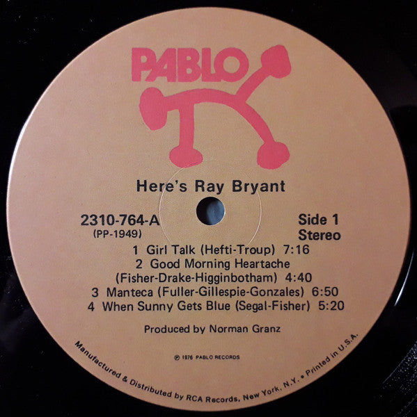 Ray Bryant - Here's Ray Bryant (LP) [US] 1st (Very Good Plus (VG+))