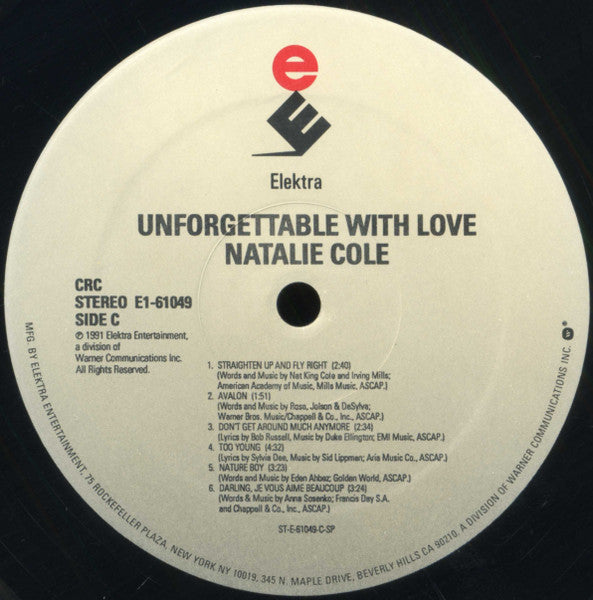 Natalie Cole - Unforgettable With Love (LP) [US] 1st (Near Mint (NM or M-))