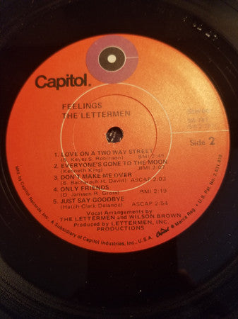 The Lettermen - Feelings (LP) [US] 1st (Mint (M))