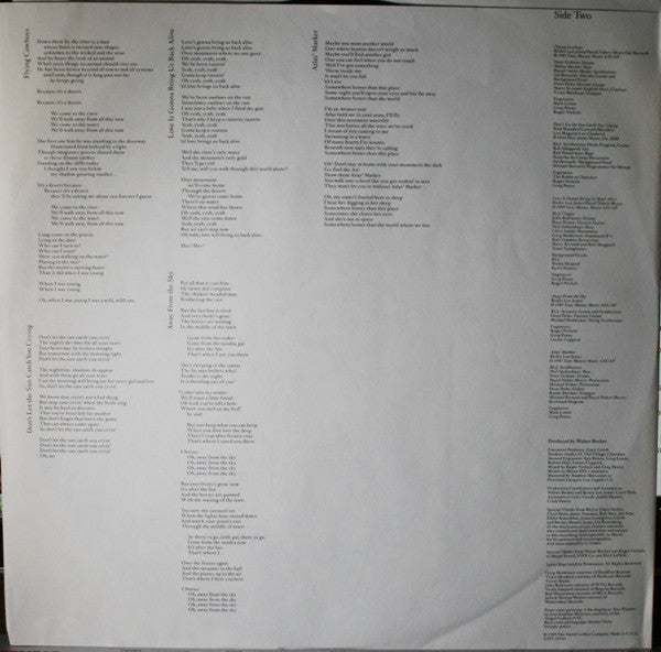 Rickie Lee Jones - Flying Cowboys (LP) [US] 1st (Near Mint (NM or M-))