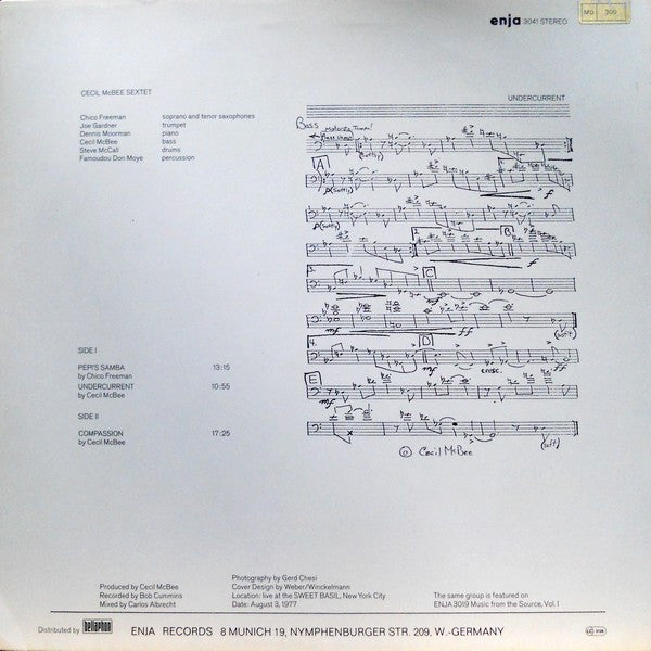 Cecil McBee Sextet - Compassion (LP) [Germany] 1st