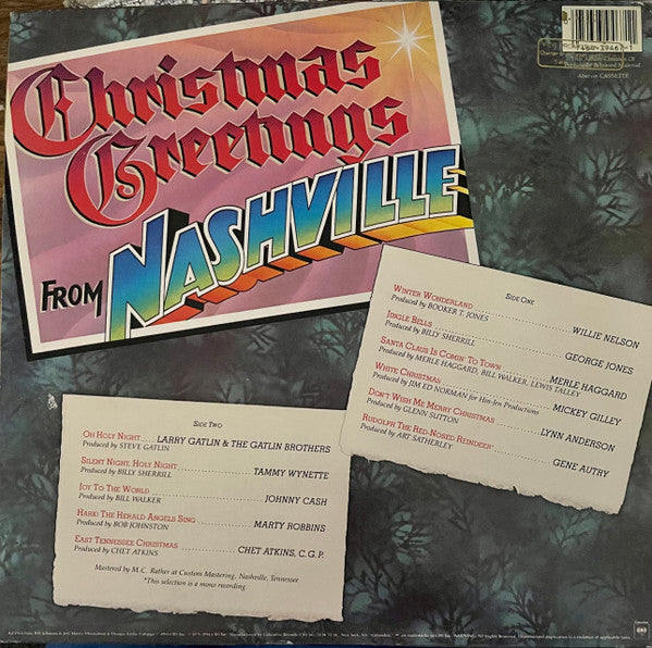 Various - Christmas Greetings From Nashville (LP) [US] 1st (Mint (M))