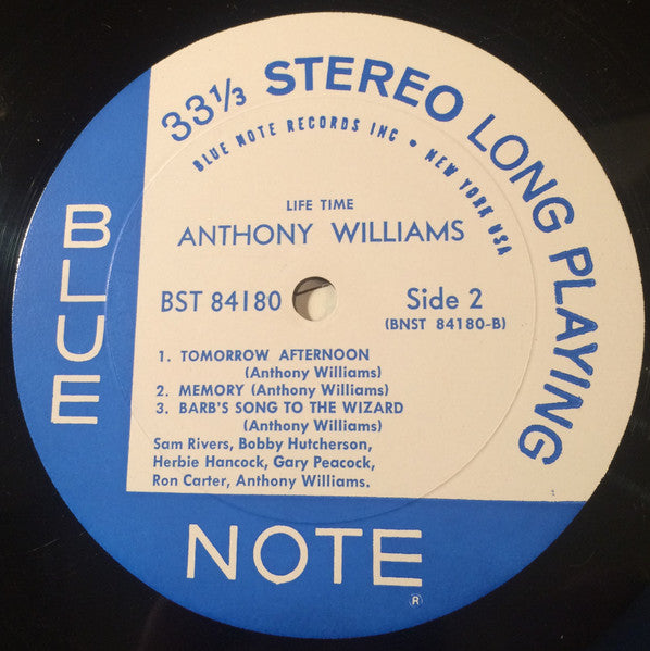 Anthony Williams - Life Time (LP) [US] 1st (Very Good (VG))