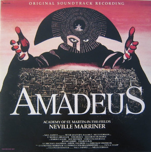 Sir Neville Marriner - Amadeus (Original Soundtrack Recording) (LP) [US] 1st (Near Mint (NM or M-))